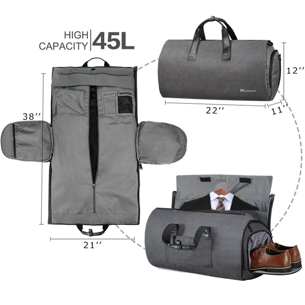 Travel Garment Bag With Shoulder Strap